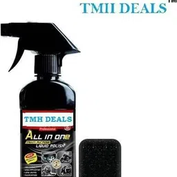 tmh Liquid Car Polish for Leather, Tyres, Dashboard, Metal Parts, Headlight image 1