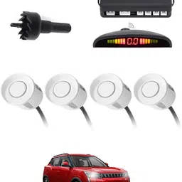 peeps store Universal 4 White Reverse Parking Sensor-AP25A982 Universal 4 White Reverse Parking Sensor-AP25A982 Parking Sensor-picture-20