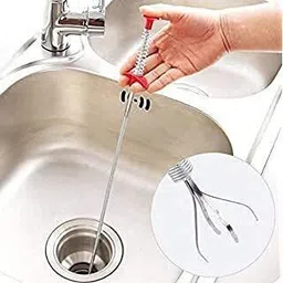 webdealz Steel Multifunctional Cleaning Claw Sink Strainer Hair Catcher Hook X1.3909 Swivel Hook 1 image 2