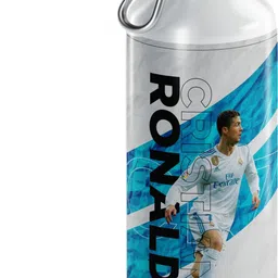 printwala Ronaldo Sports Sipper – Stay Hydrated Like a Legend with This Iconic Design 600 ml Water Bottle image 2