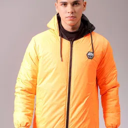 the indian garage co. Men Graphic Print Quilted Jacket image 4