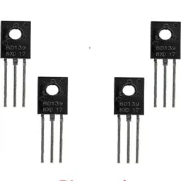 elph BD139 NPN Bipolar Medium Power Transistor 80V 1.5A TO-126_Pack of 4 NPN Transistor image 1