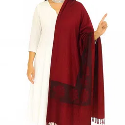 Qudson Wool Woven Women Shawl image 2