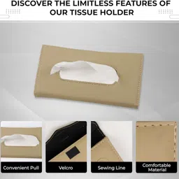 spotview Car Sun Visor Tissue Holder | Napkin Organizer for Car Interior | Pack of 1 Vehicle Tissue Dispenser image 4