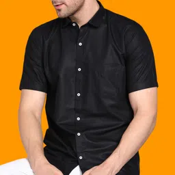 mildin Men Regular Fit Solid Spread Collar Formal Shirt-picture-11