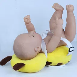 smile shake Baby Head and Back Protector Pillow With Strap for Baby Learning to Walk & Crawl image 3