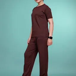 sakarmaa Solid Women Track Suit image 3