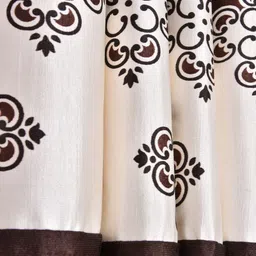 stella creations 274 cm (9 ft) Long Door Polyester Semi Transparent Curtain (Pack Of 4) image 2