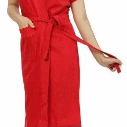 lacylook Red Free Size Bath Robe-picture-20
