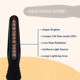 vgparts Side LED Indicator Light for Universal For Bike Universal For Bike image 4