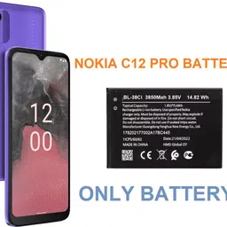 PARADISEECOM Mobile Battery For NOKIA 100% AUTHENTIC Mobile Battery For Nokia C12 Pro (BL-38Ci)-picture-13