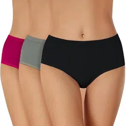 riyasat emporium Pack of 3 Women Hipster Multicolor Panty-picture-36