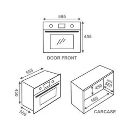 elica EPBI COMBO OVEN TRIM 44L Built-in Microwave Oven with 13 Autocook Menus (Stainless Steel) image 4