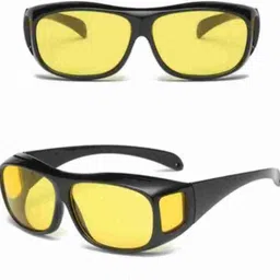 syn traders Night Vision, UV Protection Wrap-around Sunglasses (Free Size) image 4