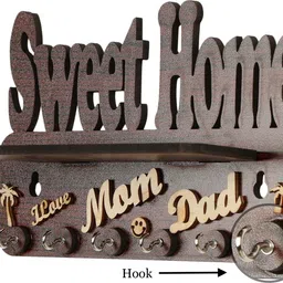 brown 0034 multipurpose unique collection different styles Wood Key Holder-image-18