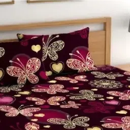 gondwal enterprises Cotton Double Fitted (Elastic) 220 TC Printed Bedsheet image 3