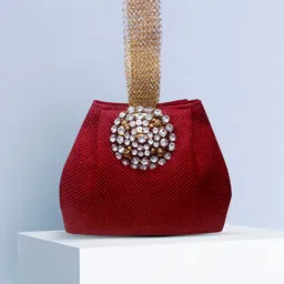 8lovees Girls Maroon Potli-picture-29