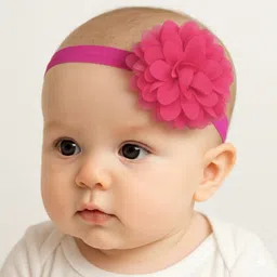 rosastella Baby Girl Lace Headbands Set – 3 Soft & Flower Styles Head Band image 3