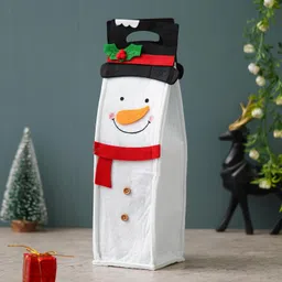 zencrafts Christmas Wine Gift Bags Christmas Wine Bottle Cover Xmas Christmas Party image 5