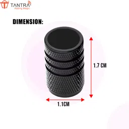 tantra Plastic Tyre Valve Cap for Car, Bike image 2
