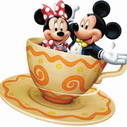 skyolla 59 cm Mickey Mouse Wall Sticker-Self Adhesive Vinyl Décor for Kids’Room Nursery Room Self Adhesive Sticker image 1