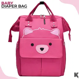 kraptick Diaper Bag for Babies with Teddy Design, Maternity Bags, Backpack Diaper Bag image 2