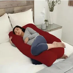 wild mint Polyester Fibre Pregnancy Pillow Pack of 1 Solid Premium series image 2