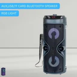 SACRO 4210 (WIRELESS BLUETOOTH TOWER SPEAKER) Stereo Sound Quality With wired MicR405 30 W Bluetooth Tower Speaker-picture-11