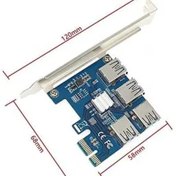 nVIDIA PCI Express Multiplier Riser Card for Mining Device GDDR5 16 GB NVIDIA Chipset 64 bit 120 MHz Graphics Card image 5