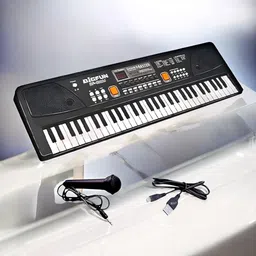 snm97 61-Keys Musical Keyboard Piano with Mic for Kids Analog Portable Keyboard_A760-picture-11