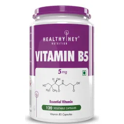 Healthyhey Nutrition Vitamin B5 D-Pantothenate - Vegan - 5mg - 120 Veg. Capsules-picture-29
