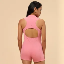 blissclub The Bliss Swimsuit Solid Women Pink Swimsuit image 3