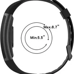 WEI INTERNATIONAL Pack of 2 Buckle Silicone Strap for Real me Smart Band Watch RMA183 Smart Band Strap image 5