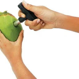 karm creation Stainless Steel Coconut Opener Tool/Driller with Comfortable Grip,Steel Rod Stainless Steel Coconut Opener Tool/Driller with Comfortable Grip Bottle Opener image 4