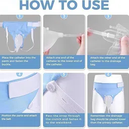 ashaka Portable Reusable Washable Urine Collector Bag 2000 + 1000 Ml Urine Bag image 3