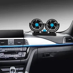 mototrive StyLISH Car Fan 12V 360 Head 2 Speed Quiet Strong for All Auto Vehicles-Y0716 Car Interior Fan image 2