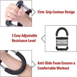 shopeleven Forearm Strengthener| Adjustable Resistance Grip Trainer| For Hands Hand Grip/Fitness Grip image 2
