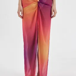 DeFacto Tie & Dye Printed Swim Sarong-picture-39