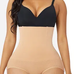 HSR Women Cream-Coloured Solid Shapewear-picture-37