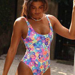 LULU & SKY Floral Printed Low-Cut Back Swim Bodysuit-picture-20