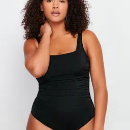 Trendyol Solid Shoulder Straps Swim Bodysuit-picture-3