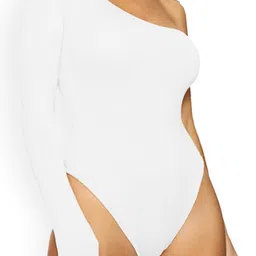 LULU & SKY One-Shoulder Bodysuit image 3