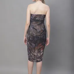 Claura Abstract Printed Swimwear Cover Up Sarong image 5