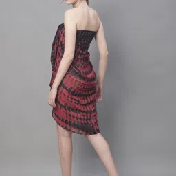 Claura Abstract Printed Swimwear Cover Up Sarong image 4