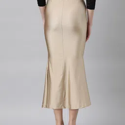 TWIN BIRDS High Rise Mermaid-Fit Stretchable Shimmer Saree Shapewear image 4