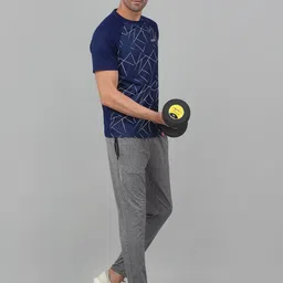 Cantabil Geometric Printed Round Neck Casual T-shirt image 2