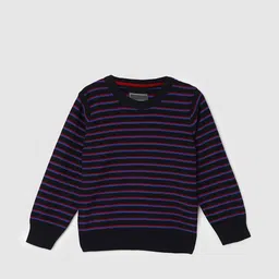 max Boys Striped Pure Cotton Pullover-picture-37