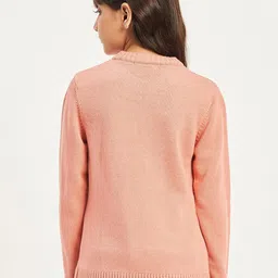 Purple United Kids Round Neck Acrylic Pullover image 4