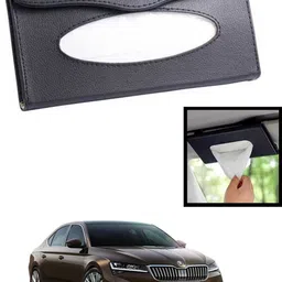 maties Universal Lightweight/Waterproof Leatherite Rectangle Black Tissue For Car-254 Vehicle Tissue Dispenser-picture-17
