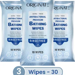 originate Bathing Wipes|Eliminates Germs|Antibacterial|ForAdults|Travel Friendly|Pack of 3-picture-27